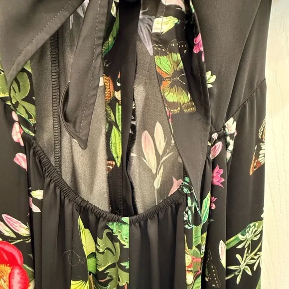 Karlie Kloss x Express Floral Print Maxi Dress - Women’s size 0 - Picture 10 of 11